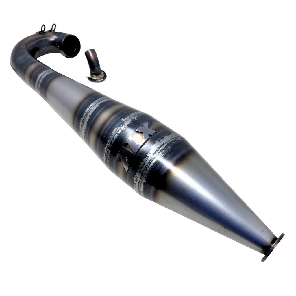 Exhaust pipe on a white background