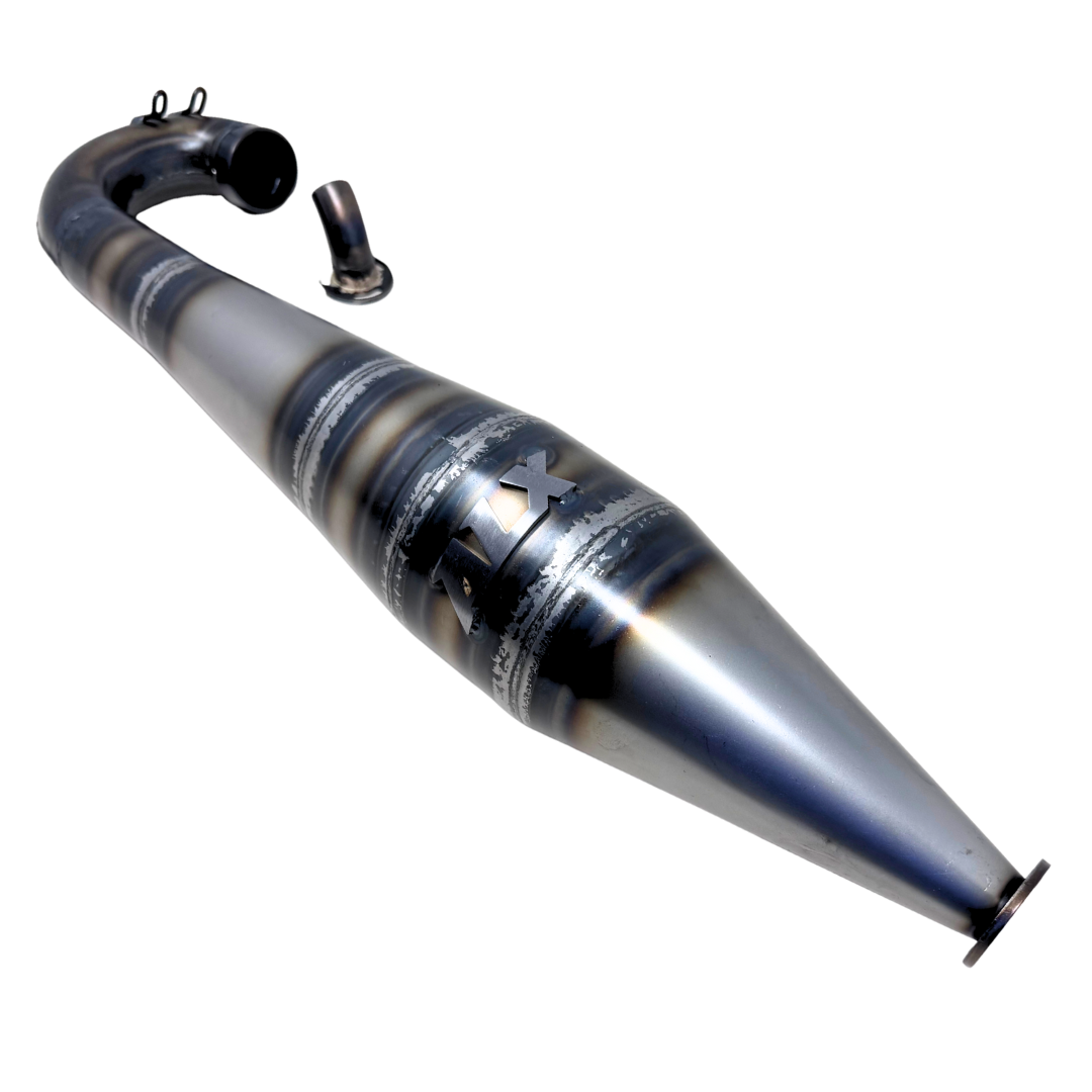 Exhaust pipe on a white background