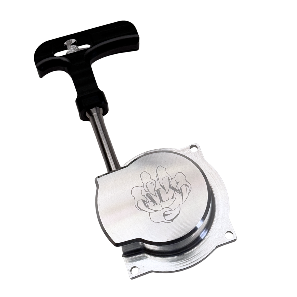 ALX Complete Replacement Pull starter straight (RAW SILVER)