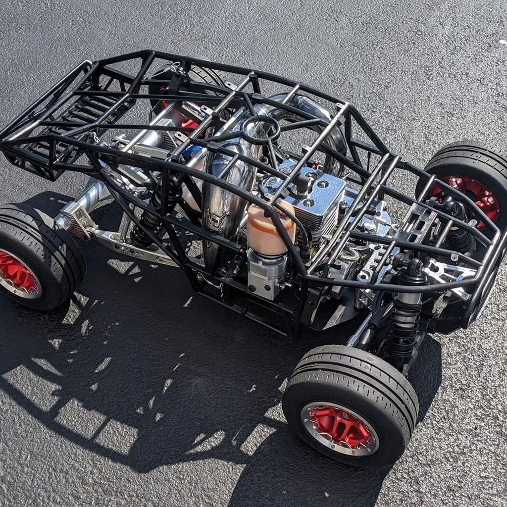 VESLA Trophy Truck with ALX Super 63 installed on a paved surface